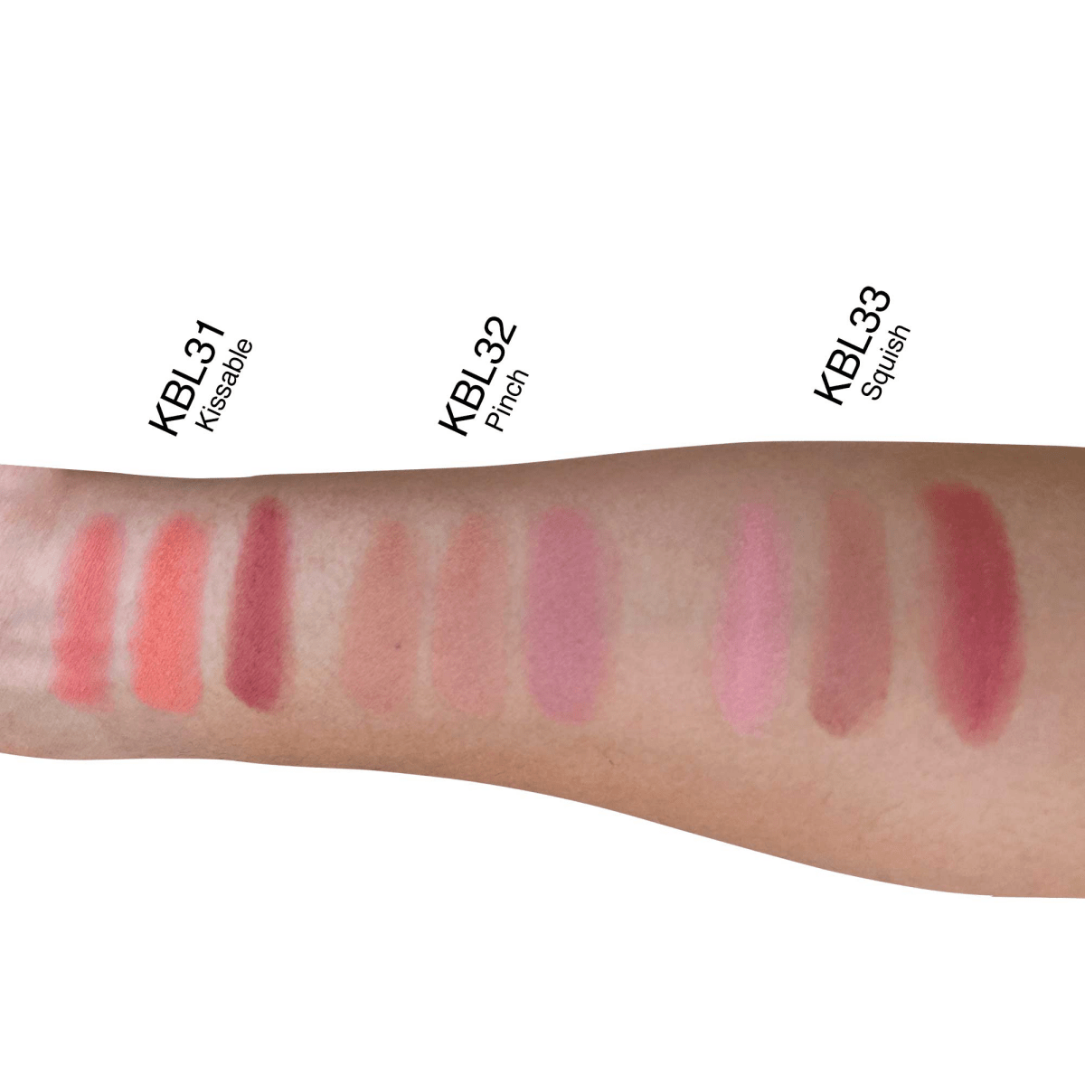 Blush Palette - Kissable -Swatch