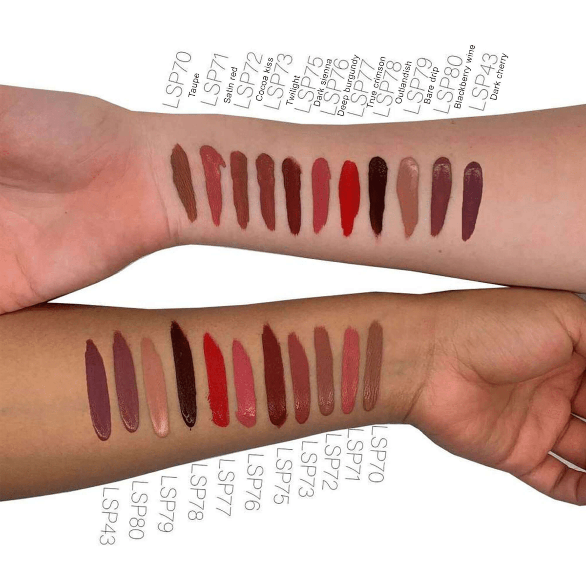 Matte Lip Stain - Blackberry Wine - lusatian