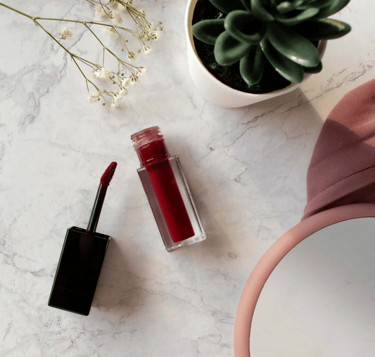 Matte Lip Stain - Deep Burgundy - lusatian