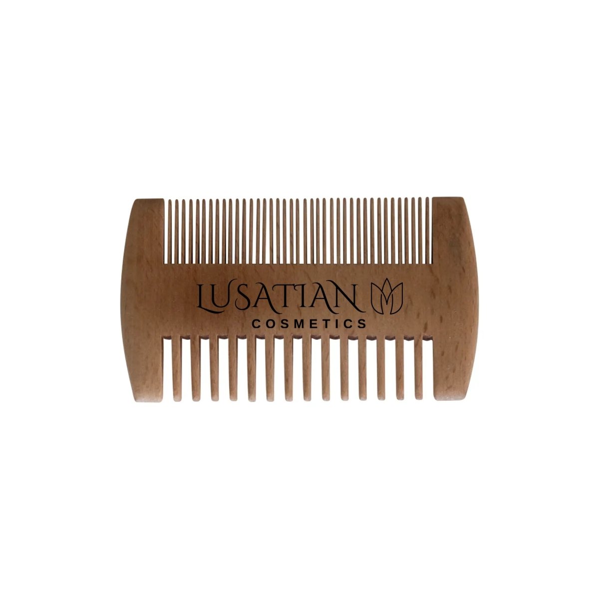 Natural Bamboo Beard Comb - lusatian