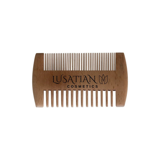Natural Bamboo Beard Comb - lusatian