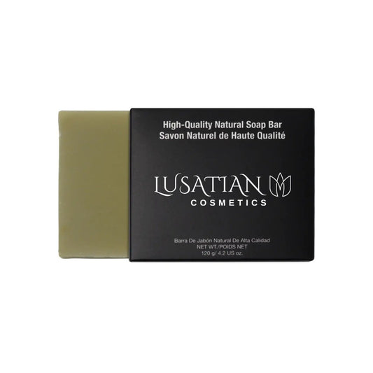 Natural Green Tea Lemongrass Calming Soap - lusatian